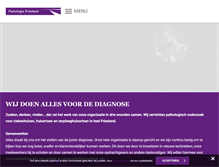 Tablet Screenshot of pathologiefriesland.nl